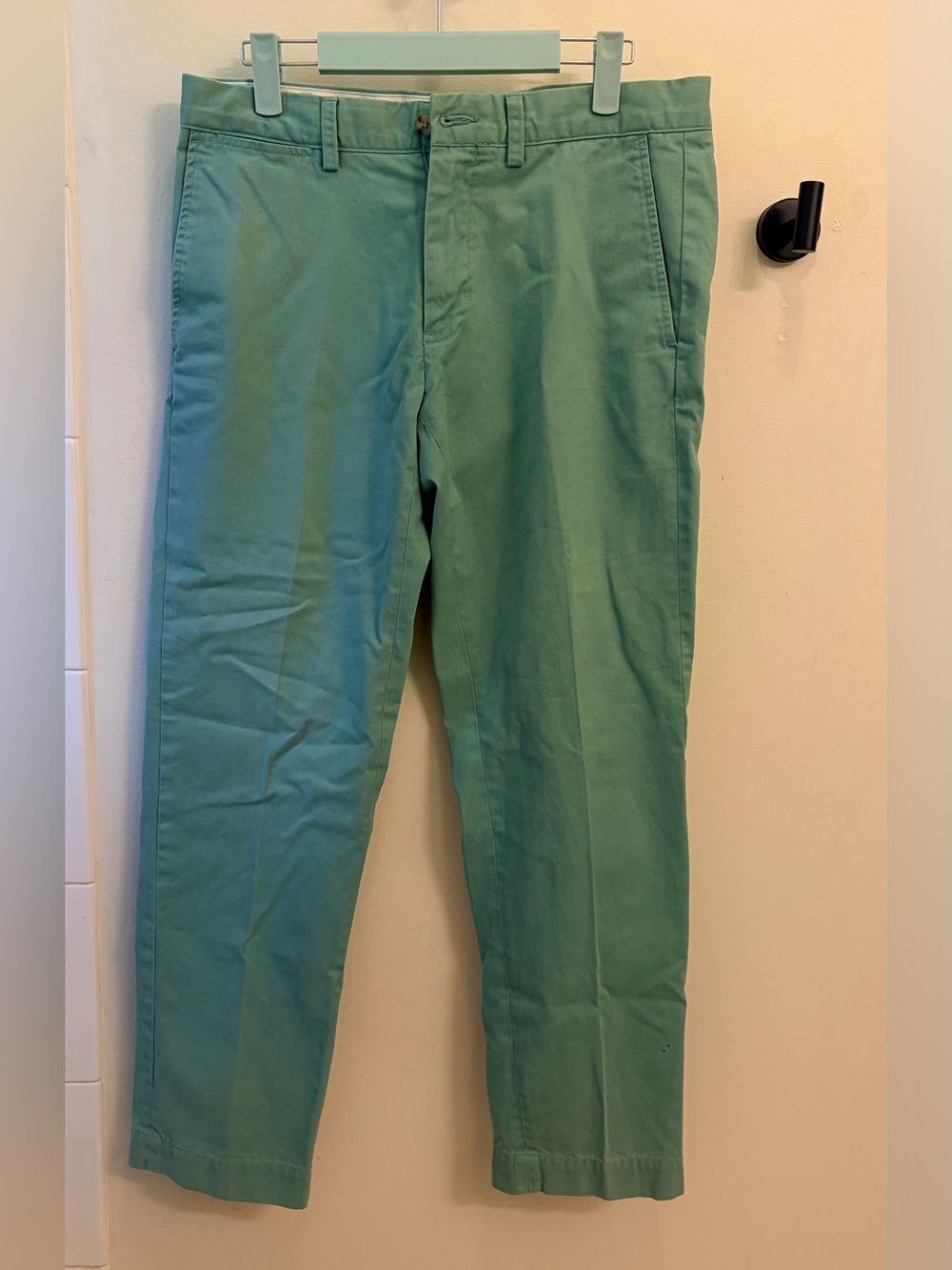 RALPH LAUREN POLO chino pants trousers green men slim fit 31x30